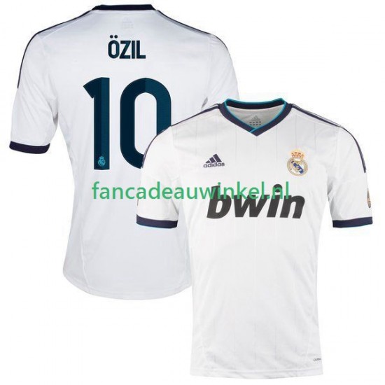 Real Madrid Wedstrijdshirt met Korting Ozil 2012 2013 Retro Thuis Heren Korte Mouw