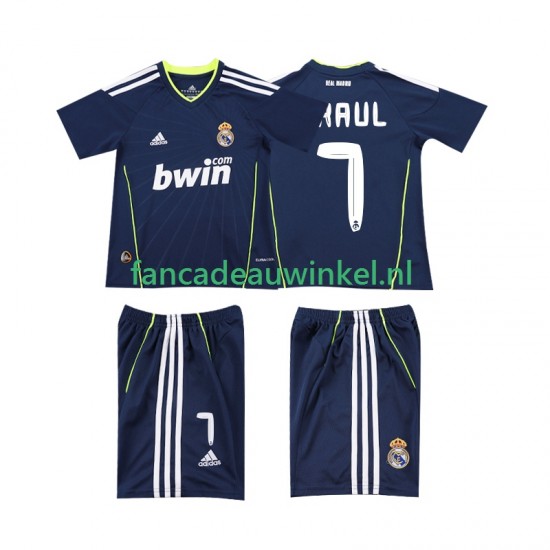 Real Madrid Wedstrijdshirt met Korting PAUL 7 Retro Uit Kind 2011 2010 Korte Mouw