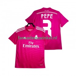 Real Madrid Wedstrijdshirt met Korting PEPE 3 2014 2015 Retro Uit Heren Korte Mouw Real Madrid Wedstrijdshirt met Korting PEPE 3 2014 2015 Retro Uit Heren Korte Mouw
