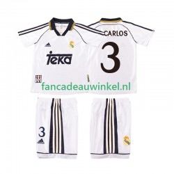 Real Madrid Wedstrijdshirt met Korting R CARLOS 3 2000 Retro Thuis Kind 1998 Korte Mouw Real Madrid Wedstrijdshirt met Korting R CARLOS 3 2000 Retro Thuis Kind 1998 Korte Mouw