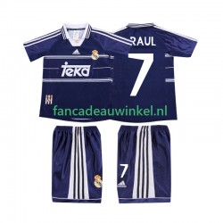 Real Madrid Wedstrijdshirt met Korting RAUL 7 Retro Uit Kind 1998 1999 Korte Mouw Real Madrid Wedstrijdshirt met Korting RAUL 7 Retro Uit Kind 1998 1999 Korte Mouw