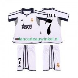 Real Madrid Wedstrijdshirt met Korting RAUL 7 2001 Retro Thuis Kind 2002 Korte Mouw Real Madrid Wedstrijdshirt met Korting RAUL 7 2001 Retro Thuis Kind 2002 Korte Mouw