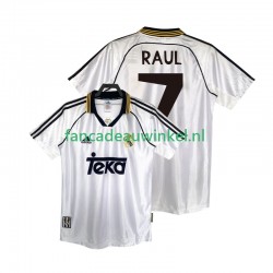 Real Madrid Wedstrijdshirt met Korting RAUL 7 2000 Retro Thuis Heren 1998 Korte Mouw Real Madrid Wedstrijdshirt met Korting RAUL 7 2000 Retro Thuis Heren 1998 Korte Mouw