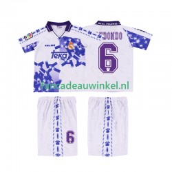 Real Madrid Wedstrijdshirt met Korting REDONDO 6 1996 1997 Retro 3rd Kind Korte Mouw Real Madrid Wedstrijdshirt met Korting REDONDO 6 1996 1997 Retro 3rd Kind Korte Mouw