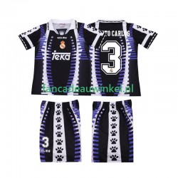 Real Madrid Wedstrijdshirt met Korting ROBERTO CARLOS 3 1997 Retro 3rd Kind 1998 Korte Mouw