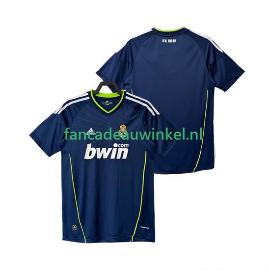 Real Madrid Wedstrijdshirt met Korting Retro Uit Heren 2011 2010 Korte Mouw