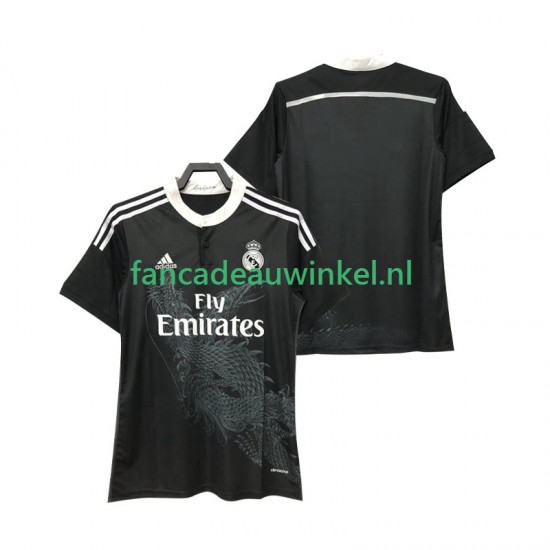 Real Madrid Wedstrijdshirt met Korting 2014 2015 Retro Uit Heren Korte Mouw