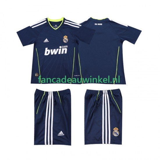 Real Madrid Wedstrijdshirt met Korting Retro Uit Kind 2011 2010 Korte Mouw