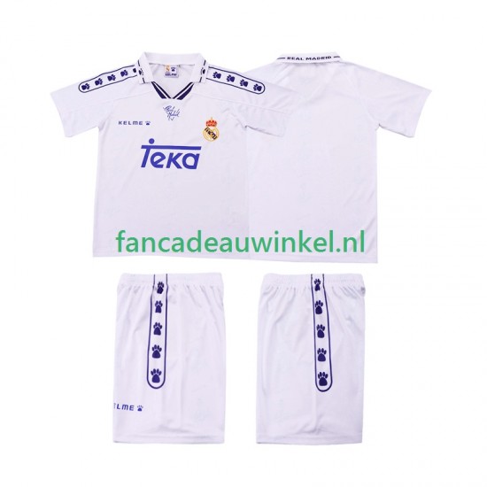 Real Madrid Wedstrijdshirt met Korting 1996 Retro Thuis Kind 1994 Korte Mouw