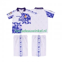Real Madrid Wedstrijdshirt met Korting 1996 1997 Retro 3rd Kind Korte Mouw