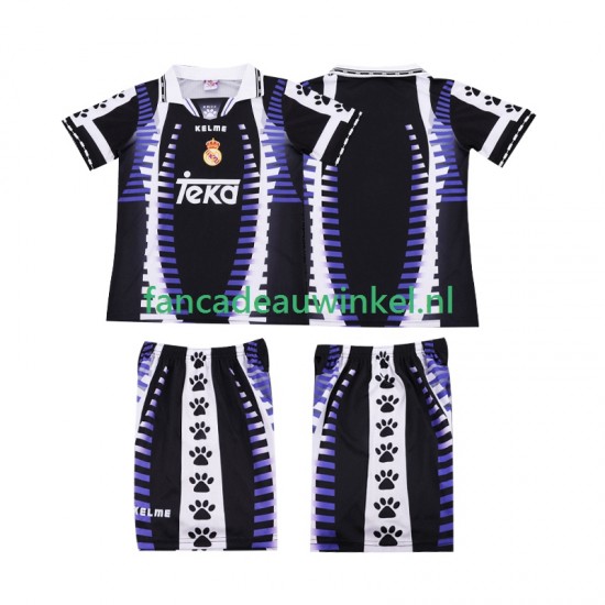 Real Madrid Wedstrijdshirt met Korting 1997 Retro 3rd Kind 1998 Korte Mouw