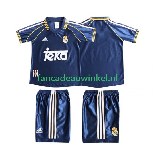 Real Madrid Wedstrijdshirt met Korting Retro 3rd Kind 1998 1999 Korte Mouw