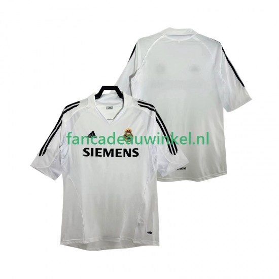 Real Madrid Wedstrijdshirt met Korting 2005 Retro Thuis Heren 2006 Korte Mouw