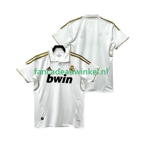 Real Madrid Wedstrijdshirt met Korting 2012 Retro Thuis Heren 2011 Korte Mouw
