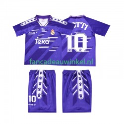 Real Madrid Wedstrijdshirt met Korting TOTTI 10 1996 Retro Uit Kind 1994 Korte Mouw