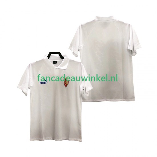 Real Zaragoza Wedstrijdshirt met Korting 1995 Retro Thuis Heren Korte Mouw