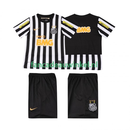 Wedstrijdshirt met Korting Santos 2013 Retro Uit Kind Korte Mouw