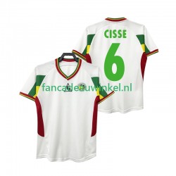 Senegal Wedstrijdshirt met Korting CISSE 6 Retro Thuis Heren 2002 Korte Mouw
