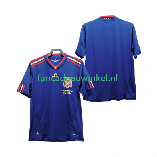 Spanje Wedstrijdshirt met Korting Retro Uit Heren 2010 Korte Mouw