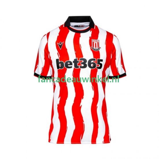 Stoke City Wedstrijdshirt met Korting Thuis Heren 2025-26 Korte Mouw
