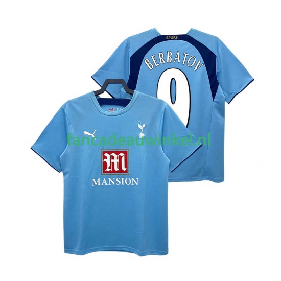 Tottenham Hotspur Wedstrijdshirt met Korting BERBATOV 9 2007 Retro Uit Heren 2006 Korte Mouw