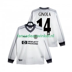 Tottenham Hotspur Wedstrijdshirt met Korting GINOLA 14 1997 Retro Thuis Heren 1999 Lange Mouw