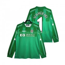 Tottenham Hotspur Wedstrijdshirt met Korting SCHMEICHEL 1 1997 Keepersshirt Retro Thuis Heren 1999 Lange Mouw