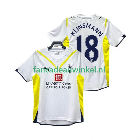 Tottenham Hotspur Wedstrijdshirt met Korting KLINSMANN 18 2009 Retro Thuis Heren 2010 Korte Mouw