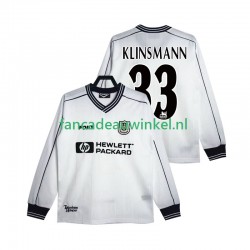 Tottenham Hotspur Wedstrijdshirt met Korting KLINSMANN 33 1997 Retro Thuis Heren 1999 Lange Mouw