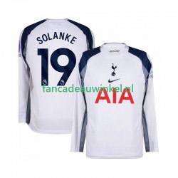 Tottenham Hotspur Wedstrijdshirt met Korting Solanke 19 Thuis Heren 2025-26 Lange Mouw