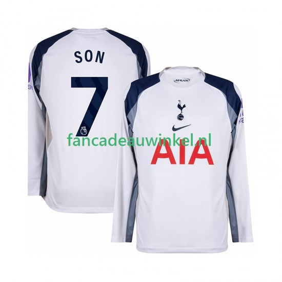 Tottenham Hotspur Wedstrijdshirt met Korting Son Heung-Min 7 Thuis Heren 2025-26 Lange Mouw