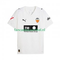 Valencia CF Wedstrijdshirt met Korting Thuis Heren 2025-26 Korte Mouw
