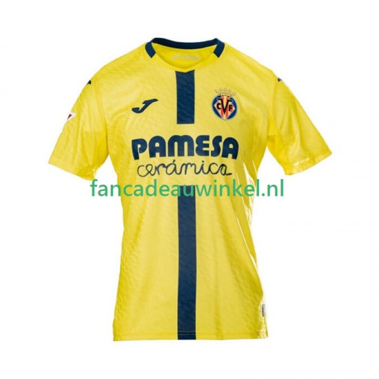 Villarreal CF Wedstrijdshirt met Korting Thuis Heren 2025-26 Korte Mouw