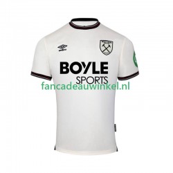 West Ham United Wedstrijdshirt met Korting Uit Heren 2025-26 Korte Mouw