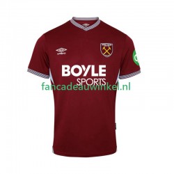 West Ham United Wedstrijdshirt met Korting Thuis Heren 2025-26 Korte Mouw