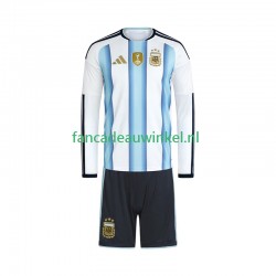 Argentinië Wedstrijdshirt met Korting Thuis Kind WK 2026 Lange Mouw