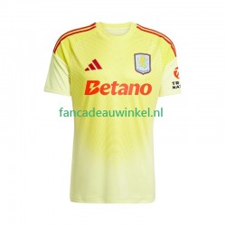 Aston Villa Wedstrijdshirt met Korting Keepersshirt Uit Heren 2025-26 Korte Mouw