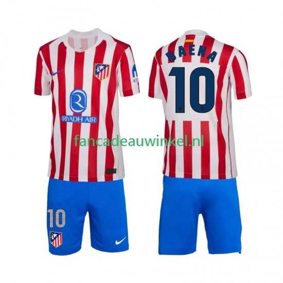 Atlético Madrid Wedstrijdshirt met Korting Alex Baena 10 Thuis Kind 2025-26 Korte Mouw
