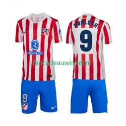 Atlético Madrid Wedstrijdshirt met Korting Alexander Sorloth 9 Thuis Kind 2025-26 Korte Mouw