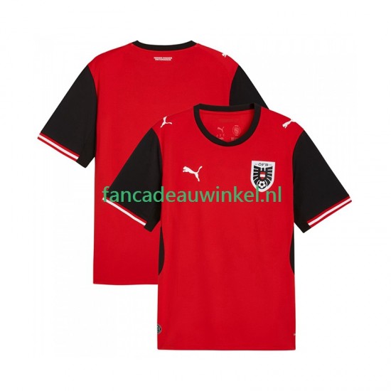 Oostenrijk Wedstrijdshirt met Korting Thuis Heren WK 2026 Korte Mouw