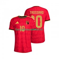 België Wedstrijdshirt met Korting Leandro Trossard 10 Thuis Heren WK 2026 Korte Mouw