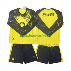 Borussia Dortmund Wedstrijdshirt met Korting Thuis Kind 2025-26 Lange Mouw