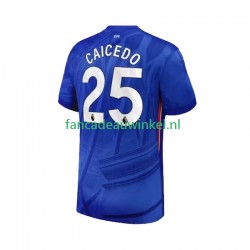 Chelsea Wedstrijdshirt met Korting Moises Caicedo 25 Thuis Heren 2025-26 Korte Mouw