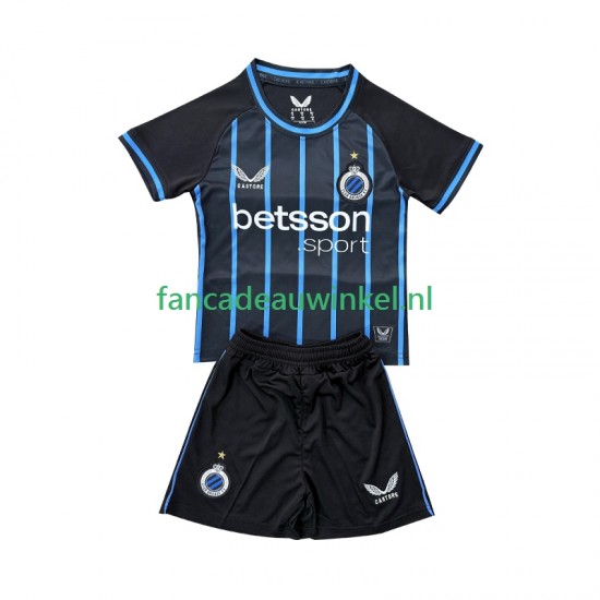 Club Brugge Wedstrijdshirt met Korting Thuis Kind 2025-26 Korte Mouw