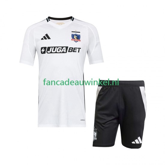 Colo-Colo Wedstrijdshirt met Korting Thuis Kind 2025-26 Korte Mouw