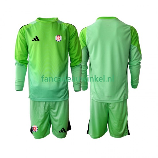 Costa Rica Wedstrijdshirt met Korting Keepersshirt Thuis Kind 2025 Lange Mouw