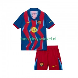 FC Barcelona Wedstrijdshirt met Korting Vierde Kind 2025-26 Korte Mouw