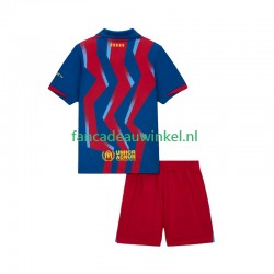 FC Barcelona Wedstrijdshirt met Korting Vierde Kind 2025-26 Korte Mouw
