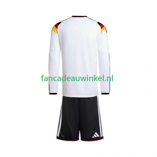 Duitsland Wedstrijdshirt met Korting Thuis Kind WK 2026 Lange Mouw