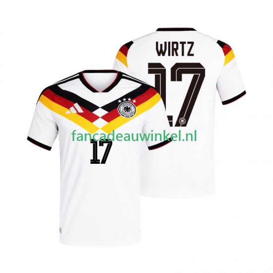 Duitsland Wedstrijdshirt met Korting Florian Wirtz 17 Thuis Heren WK 2026 Korte Mouw